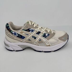 Asics Women's Athletic Shoes - Cream and Floral